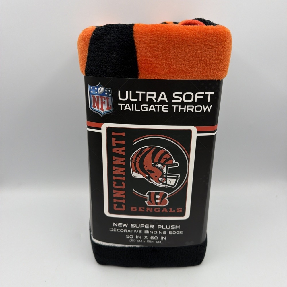 Cincinnati Bengals NFL Northwest 50"x60" Fleece Blanket Throw